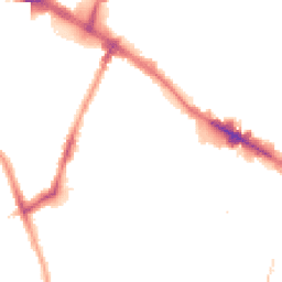 Night-time road noise heatmap for SE15 1BD