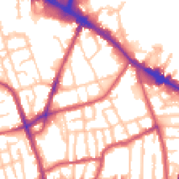 Daytime road noise heatmap for SE15 1BG