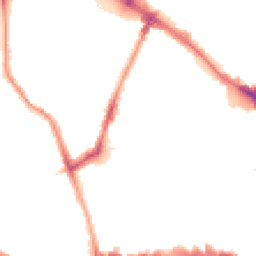 Night-time road noise heatmap for SE15 1BJ