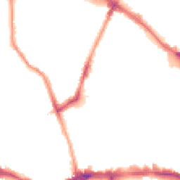 Night-time road noise heatmap for SE15 1BL