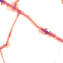 Night-time road noise heatmap for SE15 1BQ