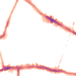 Night-time road noise heatmap for SE15 1DF