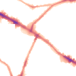 Night-time road noise heatmap for SE15 1JB