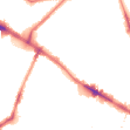 Night-time road noise heatmap for SE15 1JS