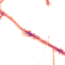 Night-time road noise heatmap for SE15 1PB