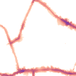 Night-time road noise heatmap for SE15 1QD