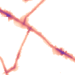 Night-time road noise heatmap for SE15 1RY