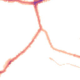 Night-time road noise heatmap for SE15 2AT