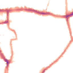 Night-time road noise heatmap for SE15 2DE