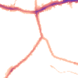 Night-time road noise heatmap for SE15 2DX