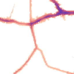 Night-time road noise heatmap for SE15 2JA
