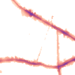 Night-time road noise heatmap for SE15 2LD