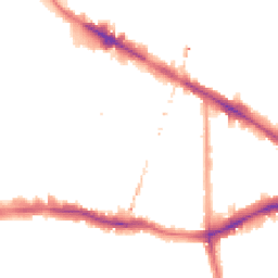 Night-time road noise heatmap for SE15 2LJ