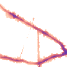 Night-time road noise heatmap for SE15 2LQ