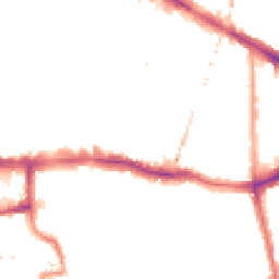 Night-time road noise heatmap for SE15 2LY