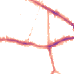 Night-time road noise heatmap for SE15 2NX