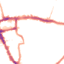 Night-time road noise heatmap for SE15 2QE