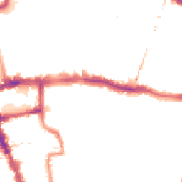 Night-time road noise heatmap for SE15 2QU