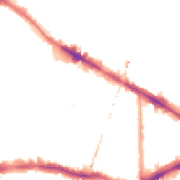 Night-time road noise heatmap for SE15 2RX