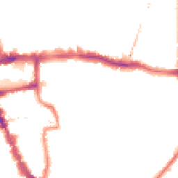 Night-time road noise heatmap for SE15 2TP