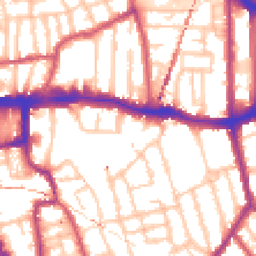 Daytime road noise heatmap for SE15 2TW