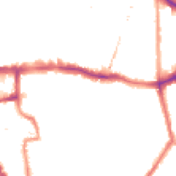 Night-time road noise heatmap for SE15 2TW