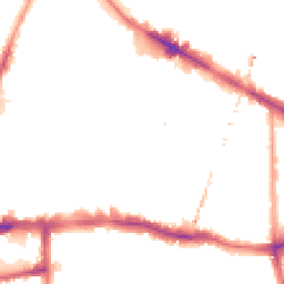 Night-time road noise heatmap for SE15 2UN