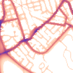 Daytime road noise heatmap for SE15 3EX