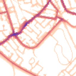 Daytime road noise heatmap for SE15 3FD