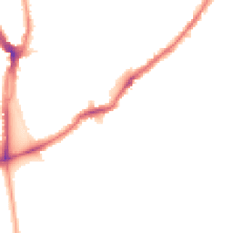 Night-time road noise heatmap for SE15 3JP