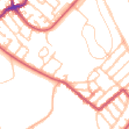 Daytime road noise heatmap for SE15 3JR