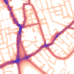 Daytime road noise heatmap for SE15 3PL