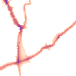Night-time road noise heatmap for SE15 3PL