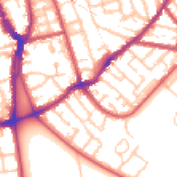 Daytime road noise heatmap for SE15 3QP
