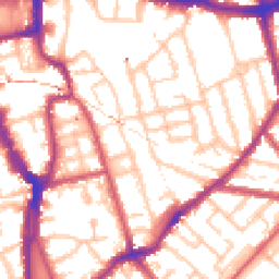 Daytime road noise heatmap for SE15 3RE
