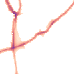 Night-time road noise heatmap for SE15 3TU