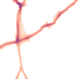 Night-time road noise heatmap for SE15 3TX