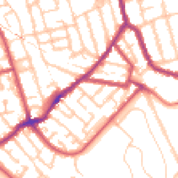 Daytime road noise heatmap for SE15 3XP