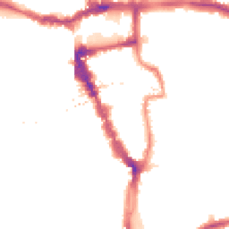 Night-time road noise heatmap for SE15 4BH