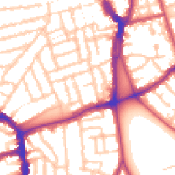 Daytime road noise heatmap for SE15 4HT