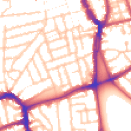 Daytime road noise heatmap for SE15 4HU