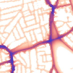 Daytime road noise heatmap for SE15 4HX