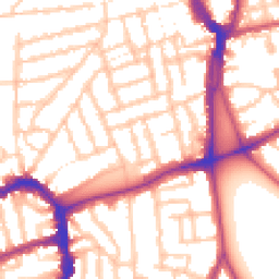 Daytime road noise heatmap for SE15 4JA