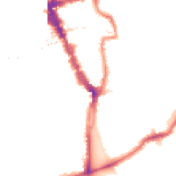Night-time road noise heatmap for SE15 4NF