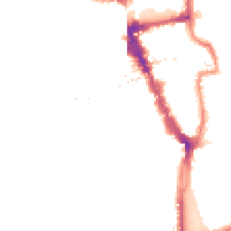 Night-time road noise heatmap for SE15 4RA