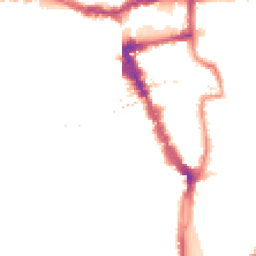 Night-time road noise heatmap for SE15 4RB