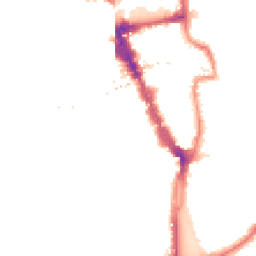 Night-time road noise heatmap for SE15 4SF