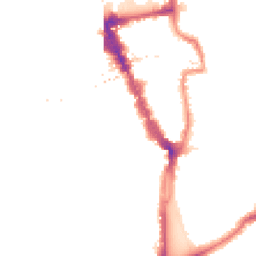 Night-time road noise heatmap for SE15 4SH