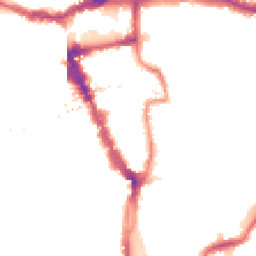 Night-time road noise heatmap for SE15 4UH
