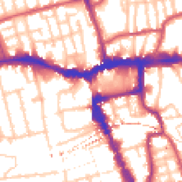 Daytime road noise heatmap for SE15 5BS